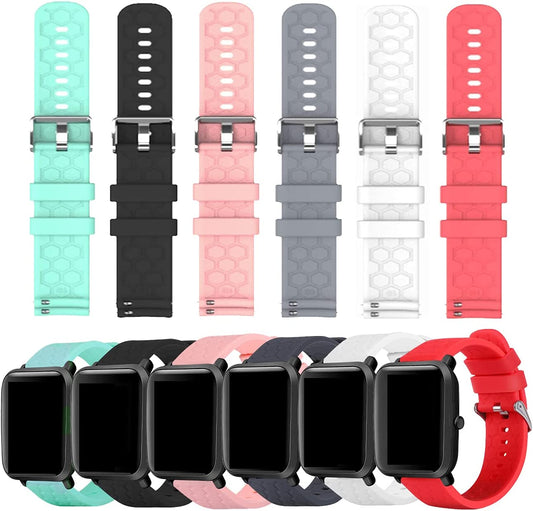19mm soft silicone quick release bands for VeryFitPro ID205L ID205U ID205S ID216 and Uwatch 3 in assorted colors