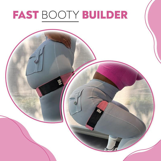 Fabric glute resistance bands for butt workouts with non-slip woven material for squats, lunges, and hip thrusts